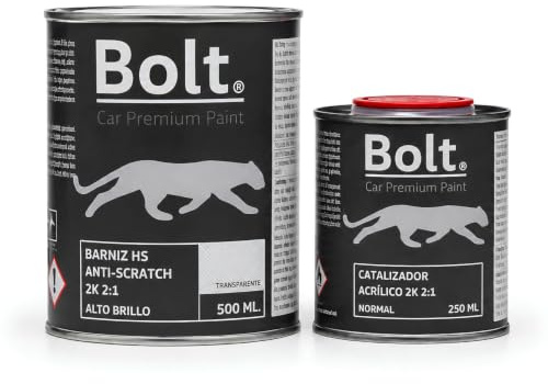 Kit Barniz + Catalizador Hs 2:1 Normal 2K Bolt 750 Ml