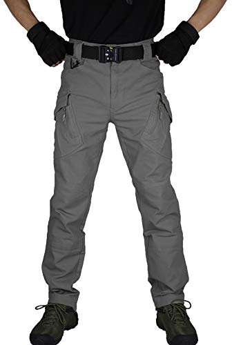 zuoxiangru Pantalon Militaire de Combat Tactique pour Hommes, Pantalon décontracté de Cargaison de Travail en Plein air, Pantalon de vêtements de Travail en Coton