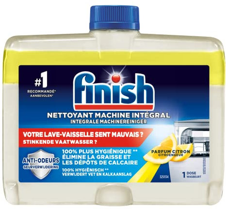 Finish Integrale Nettoyant Machine Citron - Lave-vaisselle - 12x250 ml