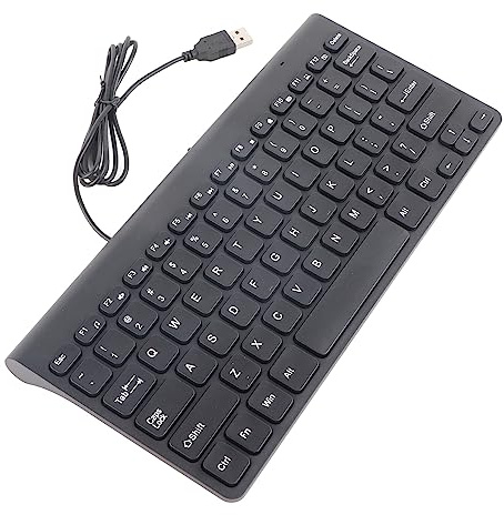 soobu Kit clavier et souris, clavier filaire compact en plastique pour salle d'étude pour bureau (noir), soobuhkisdntrc4-01