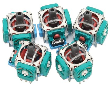 Ejoyous Joystick 3D, 5 Pièces de Remplacement, Module de Bâton Analogique pour Contrôleur de Jeu Professionnel, Haute Qualité