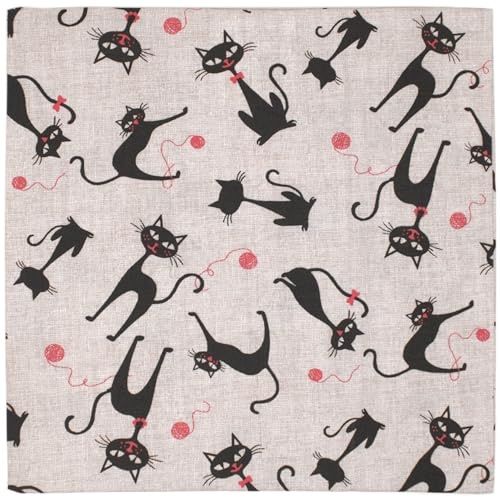 GIRAFFENLAND Kissenbezug 20x20cm mit Reißverschluss Katze Mimi