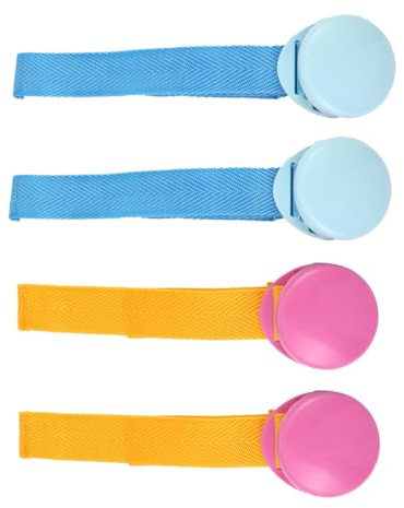 VICASKY 4 Piezas Clip Para Manta Pinzas Antideslizantes Para Mantas Cochecitos y Ropa De Bebe Para Sillas De Paseo y Silla Coche Bebe