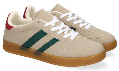 89106 Zapatilla Deportiva de Mujer, Elegante, Dia a Dia, Diseno Moderno Que combina Comodidad y Estilo, Ideales para Cualquier Ocasion. Kaki Talla 40