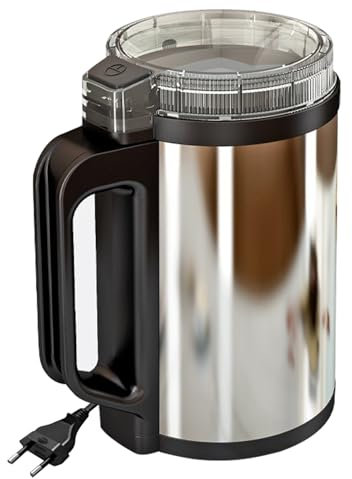 Nybhyjka Molinillo Eléctrico De Café | Molinillo Eléctrico Práctico Para Uso Doméstico - Electrodoméstico De Cocina Rápido Y Sencillo Para Granos, Frutos Secos Y Especias Para Uso Diario