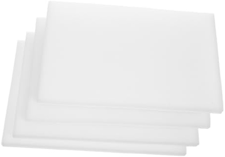 CLISPEED 4 pièces Coussins Mousse pour Boîte à Bijoux Inserts de Protection pour Bagues et Boucles Doreilles Supports Dorganisation Empilables et Durables Accessoires de Rangement Blanc