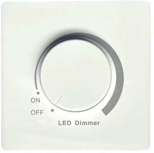 Adjustable 300W LED Dimmer Switches Panel Controller Brightness Dimmable Rotary Knob Enduring Rotary Knob Dimmer