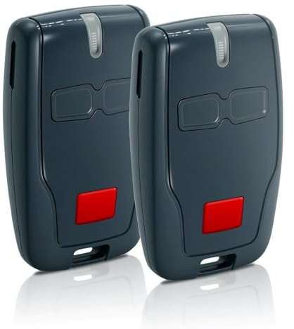 2 PCS Telecomando Cancello per BFT Mitto 2 B RCB, 433 MHZ 2 Canali Telecomando per Cancello, Bip Cancello Garage per Mitto 2, Kleio, Ghibli
