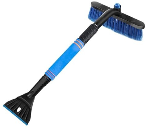 PEVAVFZMMY Cepillo quitanieves, pala for coche, rascador de hielo, herramienta, descongelante, nieve, cuatro en uno Rascador de hielo para coche