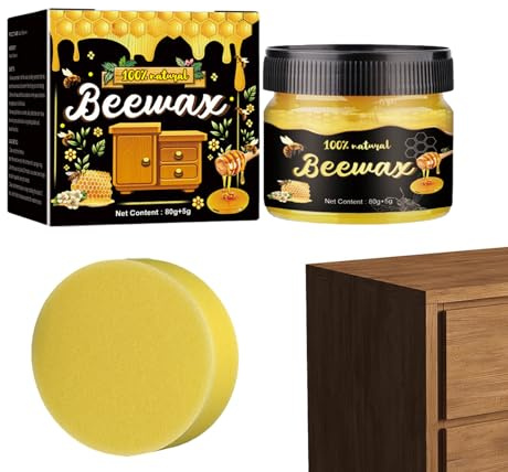 Holzpolitur Zur Pflege Und Aufbereitung 80g Reiniger & Glanz | Fußboden Reiniger mit Für Zuhause Wohnzimmer Küche Schrank Tür Tisch