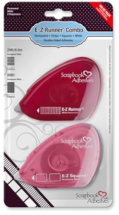 SCRAPBOOK ADHESIVES BY 3L E-Z Runner Permanent Adhesive Dispenser, Combo Value Pack
