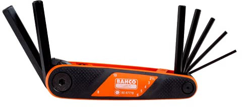 Bahco 9777B 2.5 - 10mm Folding Hex Key Set (7 Pieces)