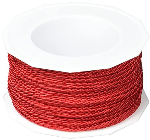 Präsent Mosel - Cordoncino, 2 mm, 50 m, colore: Rosso