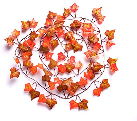 Best Artificial (TM) IL15 Guirlande de lierre d'automne artificiel à suspendre 210 cm