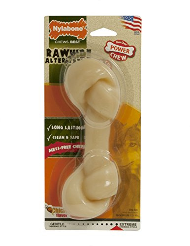 Nylabone Interpet NKA004PEU Kauspielzeug für Extreme Kauer, Knoten - Hühnergeschmack, L