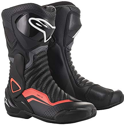 Alpinestars SMX 6 V2 motorcykelstövel svart/röd 42