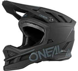 O'NEAL | Mountainbike-Helm | MTB Downhill | Dri-Lex® Innenfutter, Ventilationsöffnungen für Luftstrom & Kühlung, ABS Außenschale | Blade POLYACRYLITE Helmet SOLID | Erwachsene | Schwarz | Größe M