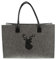 FRANK FLECHTWAREN Filztasche Hirsch, Tragetasche, Shopper 45 x 20 x 30 cm, GH 50 cm