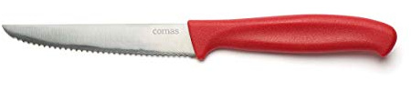 Comas bistecca coltello Puntillas rosso, coltello da carne, acciaio inossidabile, plastica, rosso 23 cm