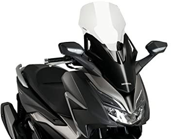 Puig 20679W V-Tech Line Touring Windschild in transparenter Ausführung mit aerodynamischem Design und erweitertem Windschutz