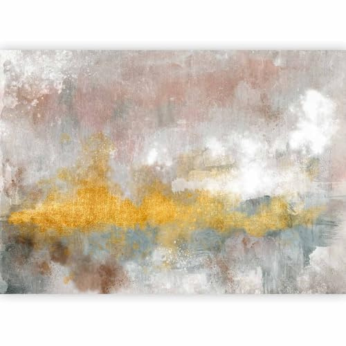 murando Fotomurales Autoadhesivo Abstracto Papel Pintado Decoración | Pared Murales Pegatina decorativos adhesivos 3d Fotográfico Aspecto concreto beige como pintado