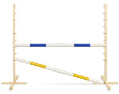Hobby Horse 160cm Sprung-Hürde mit Zwei 50mm Balken - blau