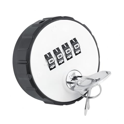 VIFERR Zahlenschloss Schloss Digitale Zinklegierung Code Kombination Cam Briefkastenschloss Passwort Safe Lock mit Schlüssel (26mm)