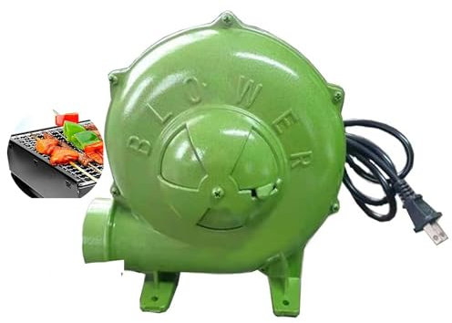 Ventilateur Électrique De Cheminée 220V Pour Barbecue - Briquets À Charbon Forge BBQ, Souffleur De Forge De Forgeron Électrique, Pour Camping Randonnée Cuisson Feu ​Soufflet Outils De Barbecue(700W)