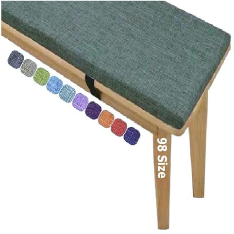 5cm Dick Miecoae Sitzkissen Bank, outdoor bankauflage, Schaumstoff Polster Sitzauflage Bank, Sitzpolster Outdoor Mit Abnehmbarem Bezug, Sitzkissen für Bank, Rutschfestes Bankkissen(Grey T-5cm,150x35 c