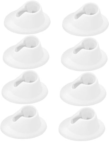 minkissy 8stücke Nagellackhalterständer Mit Fächern Für Nagellackflaschen Nailart-zubehör Und Nageldesign Weiß Stehend Für Gel-nagellacke Und Nagelkleber