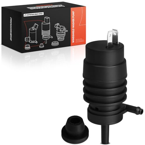 Frankberg Scheibenwaschpumpe Waschwasserpumpe Scheibenreinigung 61661368589 | Kompatibel mit T.r.a.n.s.p.o.r.t.e.r IV Kasten 70A 70H 70J 7DA 7DH, P.a.s.s.a.t Variant 35I 3A5, 80 Avant 8C5, 850 Kombi 855