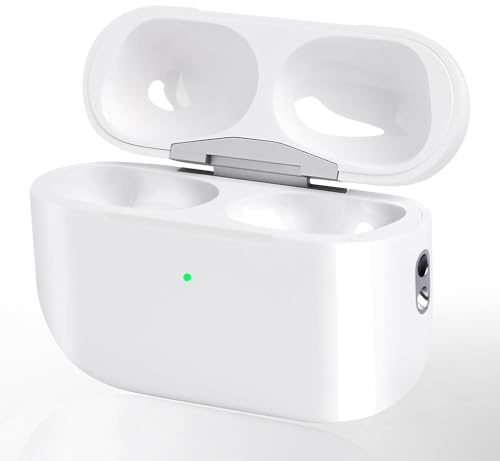 USB-C/custodia di ricarica senza fili compatibile con AirPods Pro 1 e Pro 2, sostituzione della custodia di ricarica con pulsante di accoppiamento e sincronizzazione, ricarica wireless e cablata