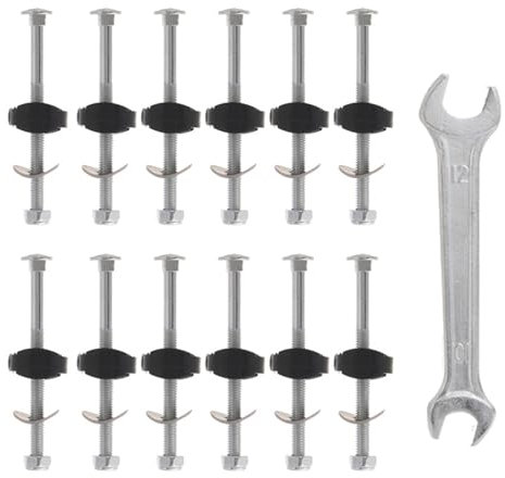 Trampoline Screws And Bolts Replacement - Trampoline Screws for Poles,Stabilization Nuts 12X for Swingset Fence Greenhouse Garden Canopy Net Playground Shed Gazebo