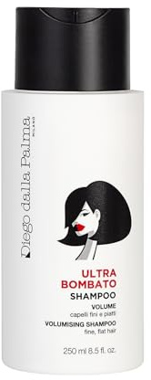 Diego dalla Palma | ULTRABOMBATO Shampoo Volume a Peso Zero con Volu-Up Complex, Per Capelli Fini e Piatti, 250ml