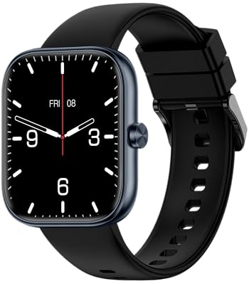 Smart Watch for Men Women(Answer/Make Calls), 1.83 HD Fitness Watch, with Heart Rate/Sleep Monitor, 110+ Sports Modes Fitness Tracker with Step Counter, IP68 Waterproof, for Android iOS, Deep Black