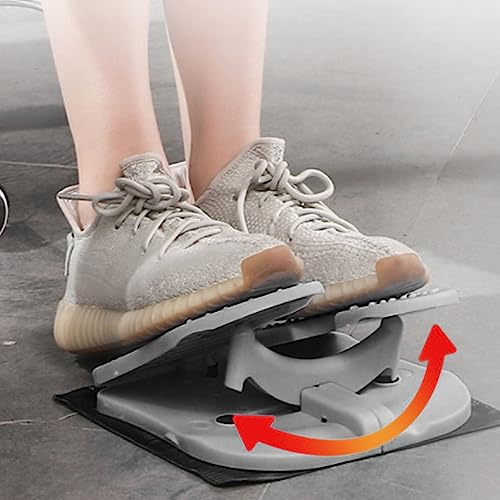 Yinhing Pinperos para Hacer Ejercicio en Casa, Debajo del Escritorio Pedal de Pie Portátil Máquina de Ejercicio Máquina de Mini de de Pedal de Pie de Pierna Plegable para Anciano en la Oficina en