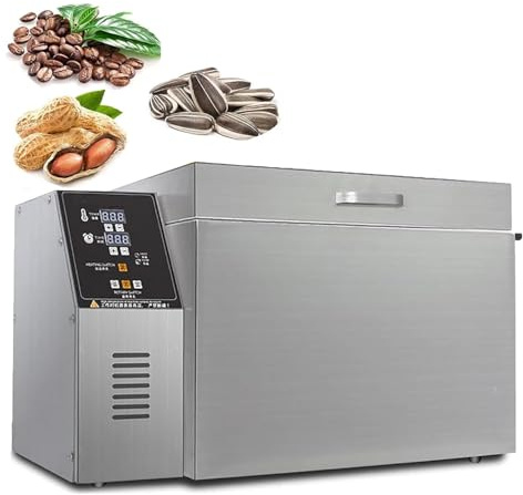ksxnkhk Nut Roaster Machine, Electric Coffee Offee Bean Baker Roaster, Roasting Machine for Commercial Home Use, Peanut Roaster,2000g