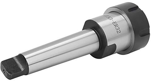 KIMISS Portabrocas Cónico Morse MTA3-ER32, Acero Al Carbono de Precisión para Fresado CNC y Piezas de Torno M12 (MTA3-ER32)