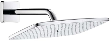 hansgrohe Raindance E 360 Air Duschkopf, Kopfbrause für Wandmontage, Chrom, 1 Strahlart