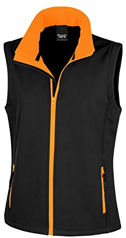 Result Core Womans Softshell Bodywarmer - 7 Colours/XS-2XL - Black/Black - M