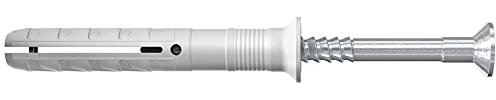 fischer - Cheville à frapper N 8x80/40 avec vis tête fraisée en acier électrozingué/Boite de 100