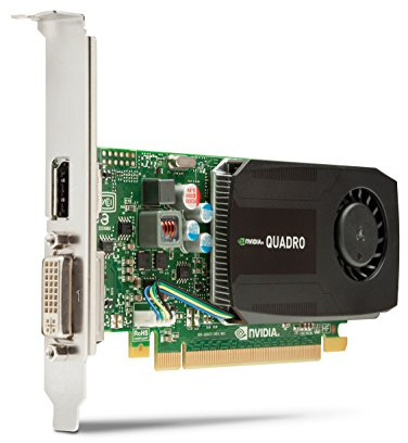 HP C2J92AT NVIDIA Quadro K600 Scheda Video, 1GB DL-DVI + DP, Verde