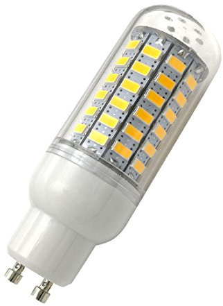Aoxdi 1 Stück GU10 10W LED Energiespar Mais Leuchtmittel Birnen, Warmweiß, GU10 LED 10W Mais Licht Lampen 69 SMD 5730 Energiespar Lampe, AC220-240V