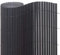 Ventanara® Sichtschutzmatte PVC Sichtschutzzaun Sichtschutz Windschutz für Garten Balkon Terrasse (180 x 300 cm, Grau)