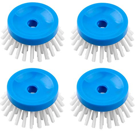 MR.SIGA Brosse à Vaisselle à Paume avec Distributeur de Savon, Lot de 4