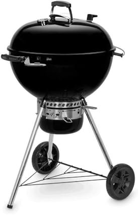 Weber - Barbecue à charbon Promo Kit 17851 Master-Touch GBS E-5750 Ø57 cm Black 14701004 + 17631 Cheminée allumage WEBER