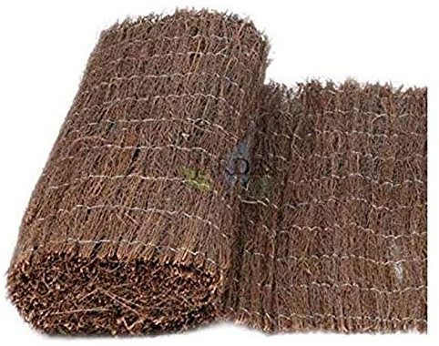 Suinga Brezo Ocultación 1,50 x5 m | Cerramiento Natural de Brezo | Valla de Ocultación 85% para Jardin y Terraza 1,7-2,1 kg/m2