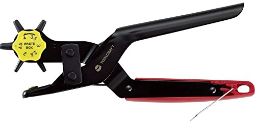 TOOLCRAFT TO-6425610 - Sacabocados (2 mm, 2,5 mm, 3 mm, 3,5 mm, 4 mm, 4,5 mm, 230 mm)