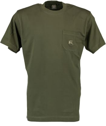 OS Trachten Herren T-Shirt Kurzarm Jagdshirt mit Rundhalsausschnitt Najio