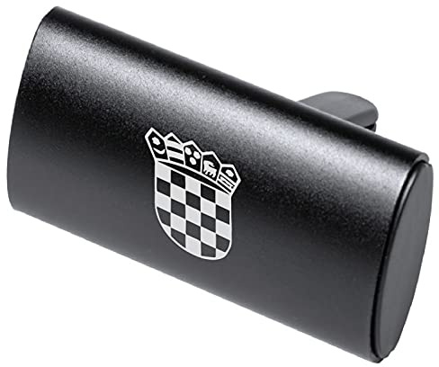 Auto Logo Parfüm Lufterfrischer Kroatien Flagge Duft Spender Auto Emblem Duftspender Auto Entlüftungs-Parfüm Klimaanlage, Geruch Entfernen, Kroatische Fahne Hrvatska V2
